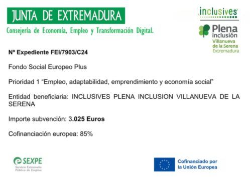 Cartel subvención